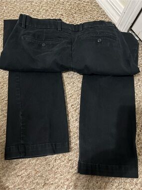 Black Gap 30x30 straight chino pants